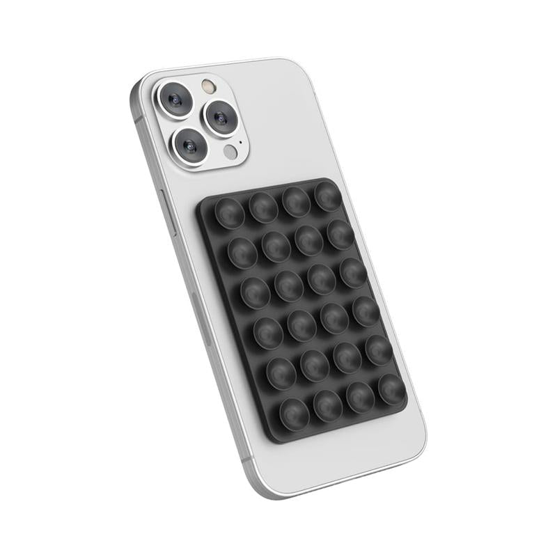 2CPS Suction Phone Case Adhesive Mount Silicon Sticky Phone Grip Hands-Free Mirror Shower Mobile Holder Accessories for Selfies and Videos