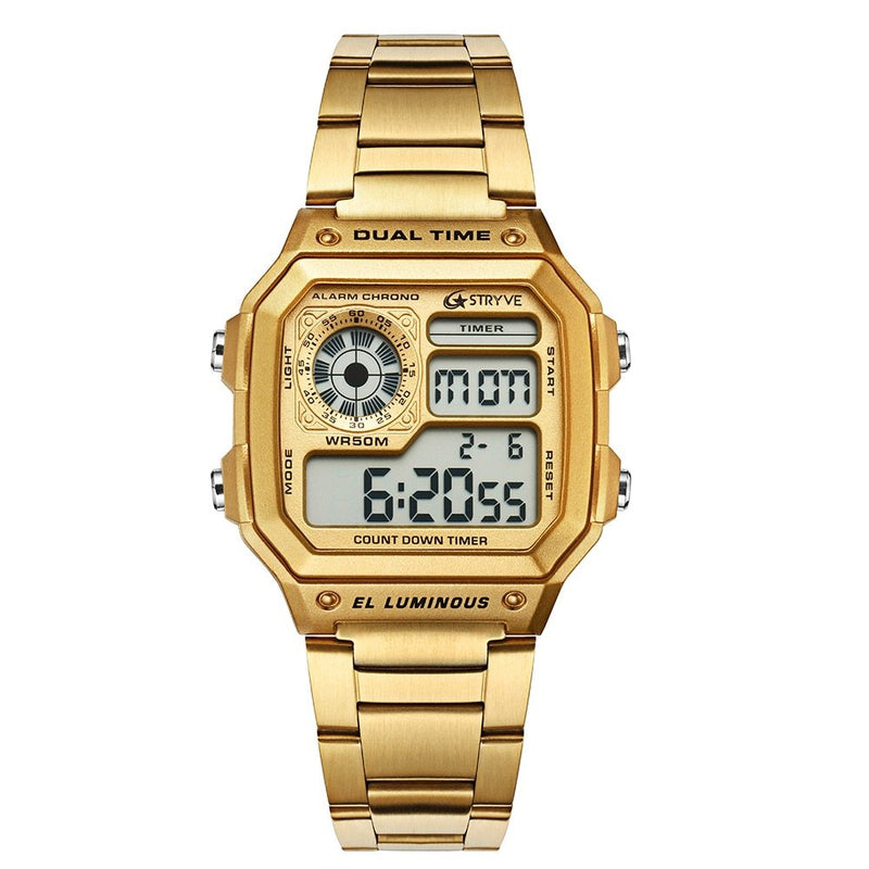 Waterproof Men Luxury Stainless Steel Watch