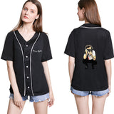 Harry Styles Baseball Jersey Cardigan Short Sleeve