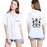 Harry Styles Baseball Jersey Cardigan Short Sleeve