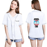 Harry Styles Baseball Jersey Cardigan Short Sleeve