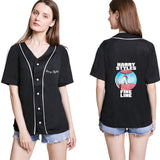 Harry Styles Baseball Jersey Cardigan Short Sleeve