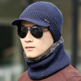 Winter Warm Knitted Hats Plus Woolen Caps,