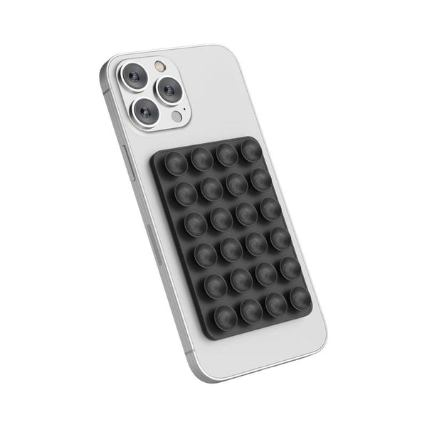 2CPS Suction Phone Case Adhesive Mount Silicon Sticky Phone Grip Hands-Free Mirror Shower Mobile Holder Accessories for Selfies and Videos