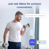 Smart Scale for Body Weight, Bathroom Digital Weighing Scale with BMI, Body Fat, Muscle Mass, Accurate Bluetooth Home User Health Equipment Sync Apps