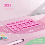 2CPS Suction Phone Case Adhesive Mount Silicon Sticky Phone Grip Hands-Free Mirror Shower Mobile Holder Accessories for Selfies and Videos