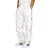Men Pants Sweatpants Stretch Elastic Waist Jogger Sports