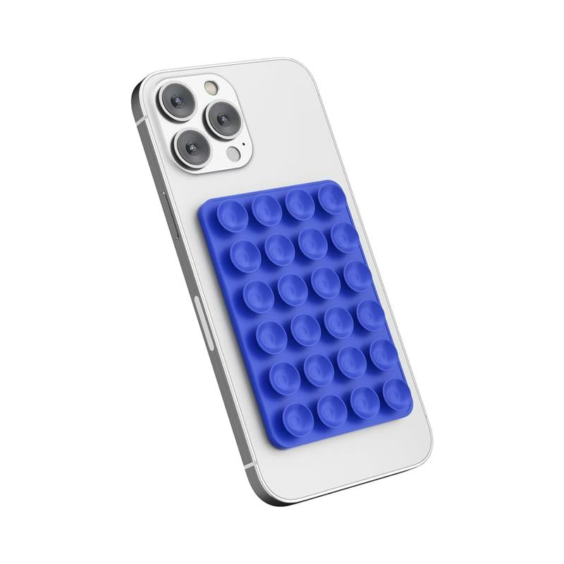 2CPS Suction Phone Case Adhesive Mount Silicon Sticky Phone Grip Hands-Free Mirror Shower Mobile Holder Accessories for Selfies and Videos