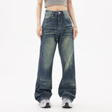 Distressed Fashion Brand Jeans High Street American Jeans