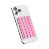 2CPS Suction Phone Case Adhesive Mount Silicon Sticky Phone Grip Hands-Free Mirror Shower Mobile Holder Accessories for Selfies and Videos